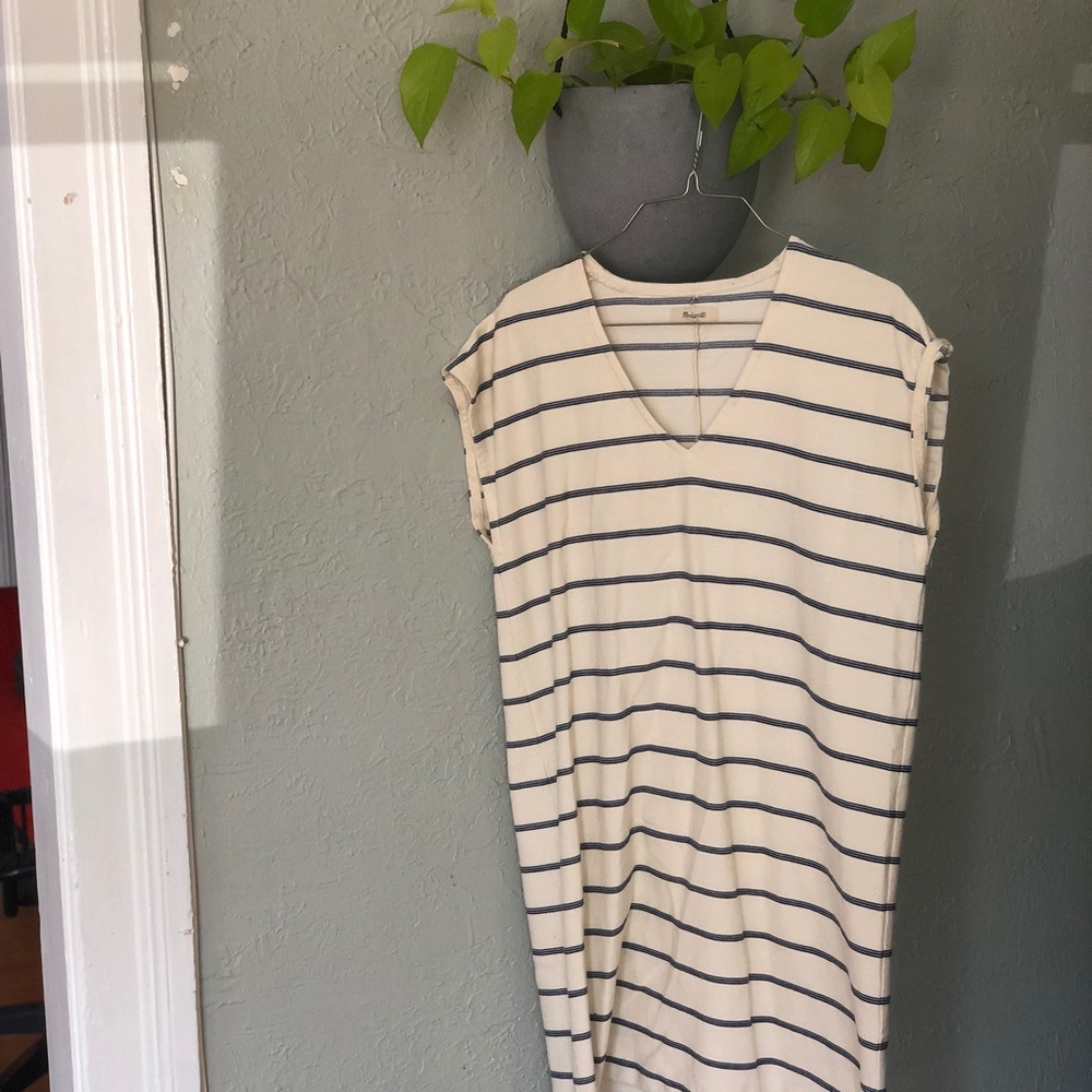 Madewell canvas shirt dress